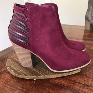 Suede booties